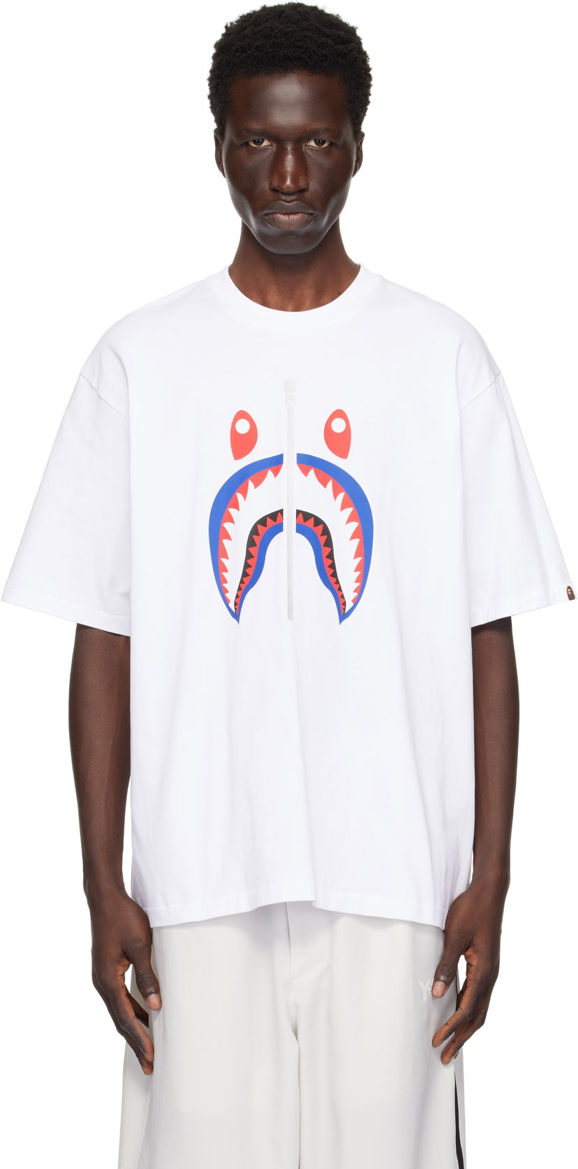Majica kratkih rukava BAPE Shark Graphic T-Shirt Bijela | 001TEK701306M