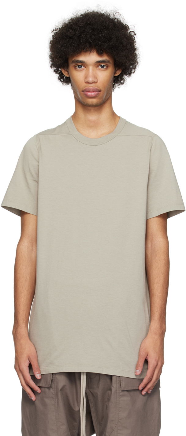 Majica kratkih rukava Rick Owens Level T-Shirt Siva | RU01D3264 JA