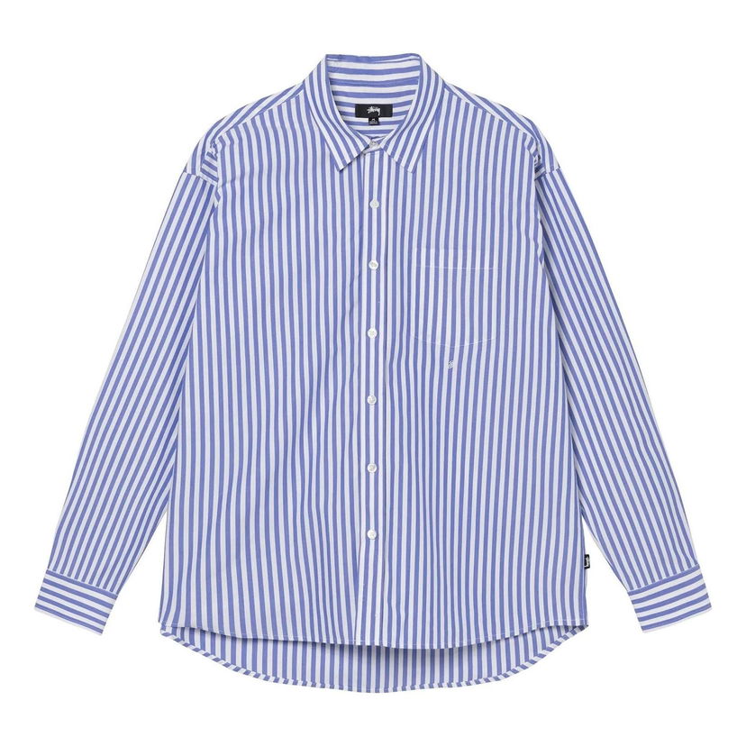 Košulja Stüssy Striped Poplin Shirt Plava | 1110248