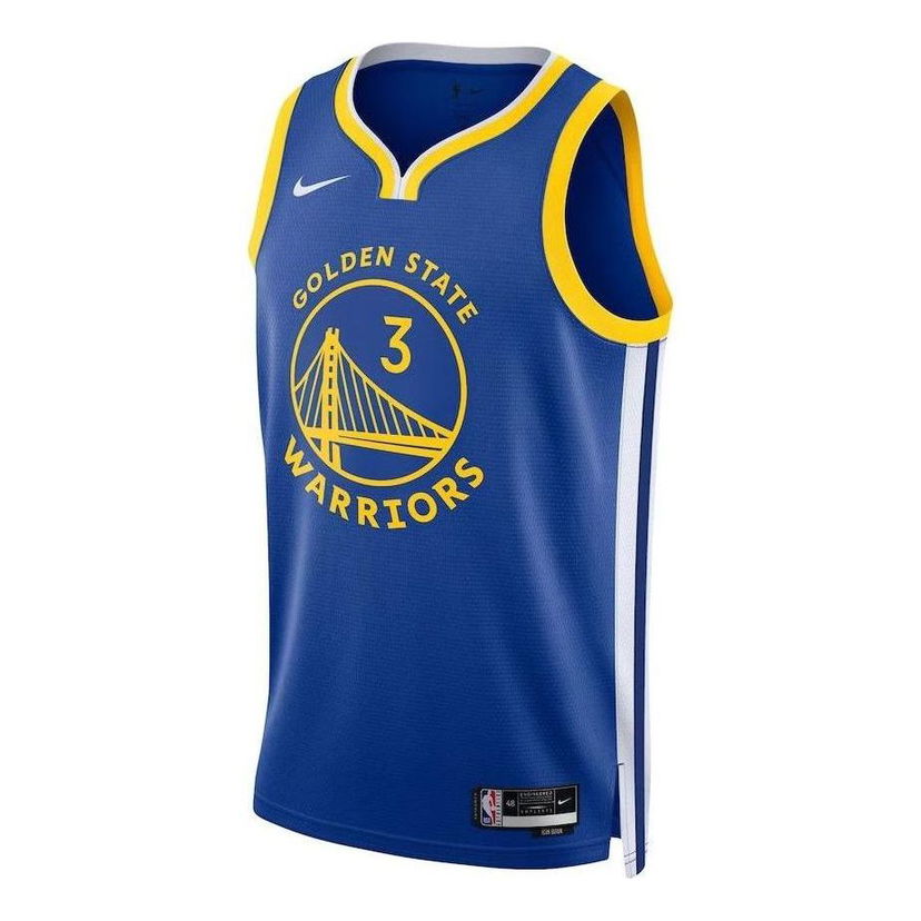 Dres Jordan Golden State Warriors Icon Edition Swingman Jersey Plava | DN2005-495