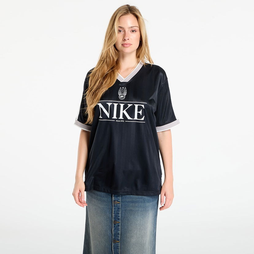 Dres Nike Sportswear Women's V-Neck Jersey Top Crna | IH8504-010