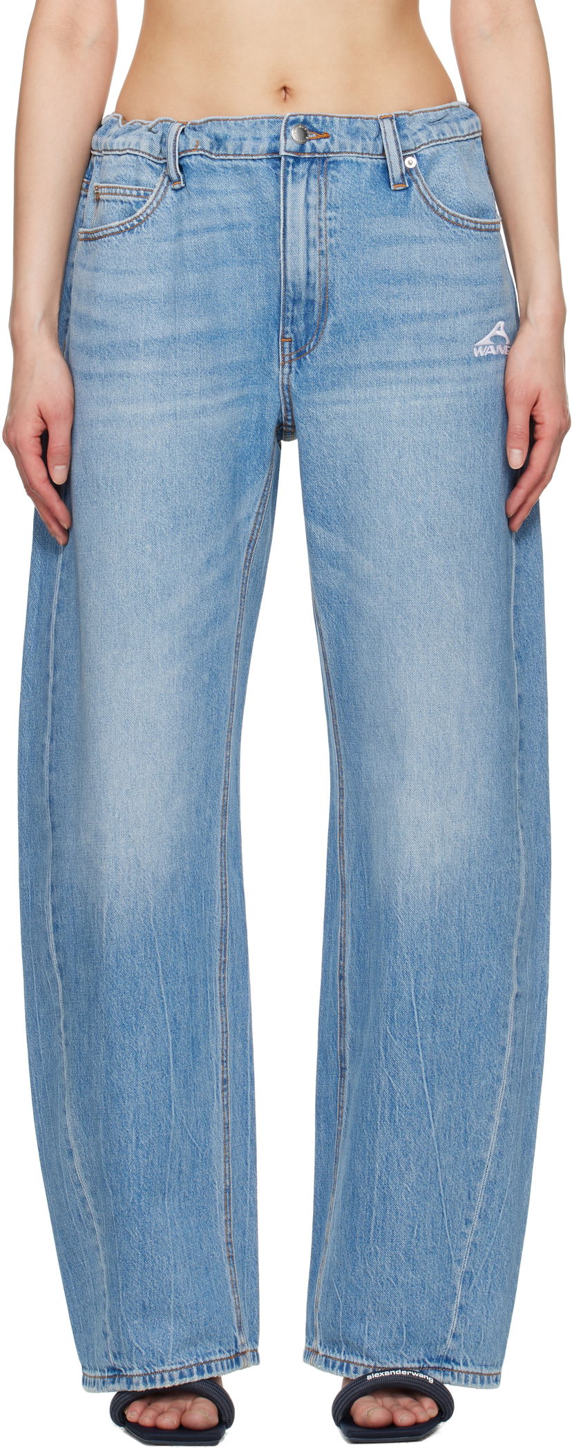 Jeans Alexander Wang Alexander Wang 5-Pocket Track Jeans Plava | 4DC2254663