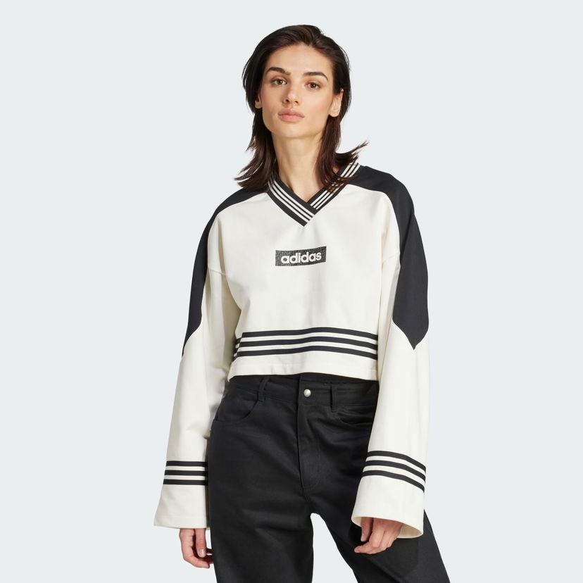 Dukserice adidas Performance Blocking Crewneck Sweatshirt Bijela | JX7597