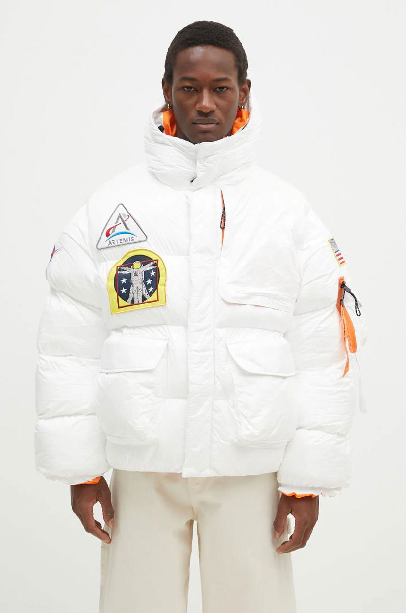 Pernata jakna Alpha Industries NASA Artemis Puffer Jacket Bijela | 148136
