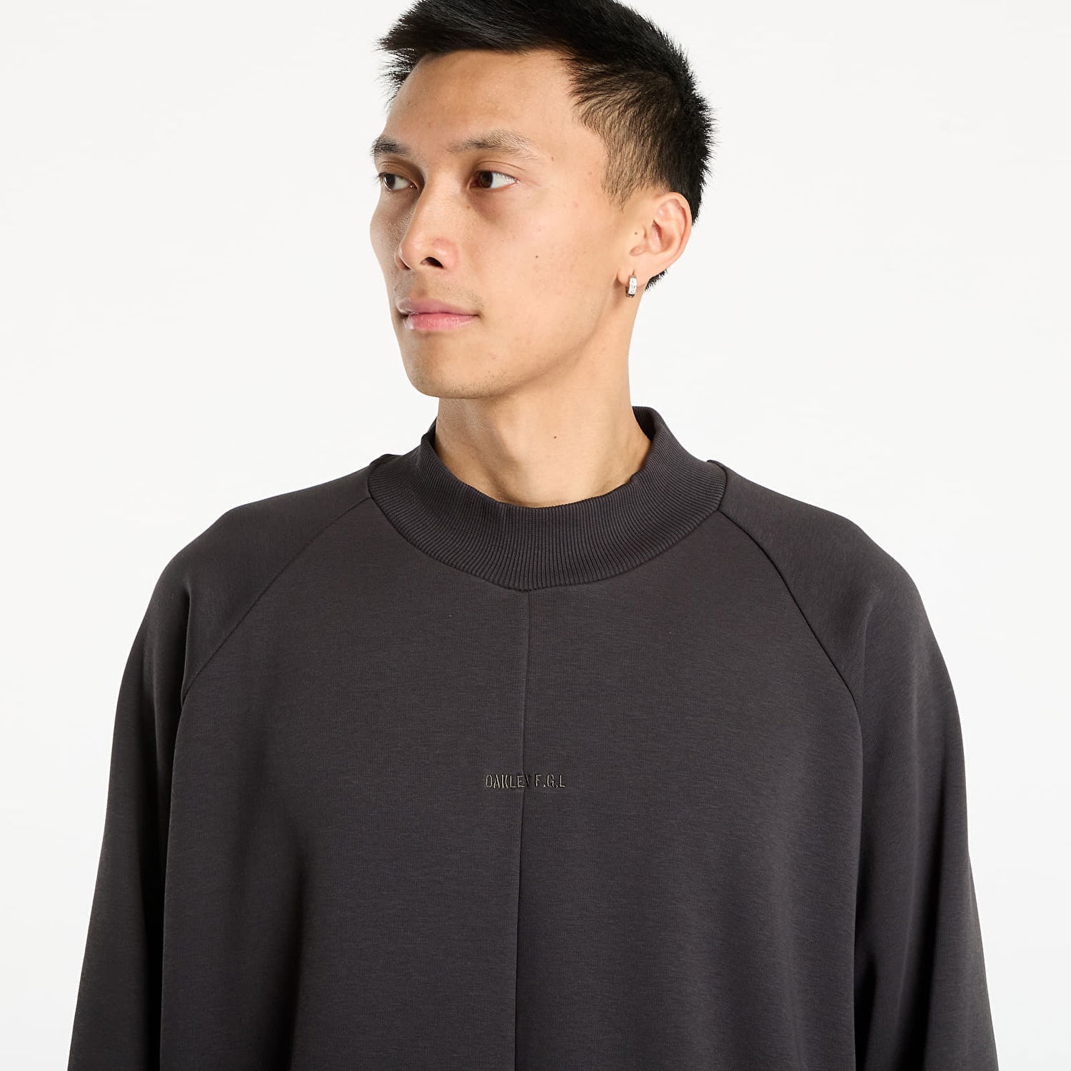 Dukserice OAKLEY Oakley Slick Fleece Crew Sweatshirt Crna | FOA408127-01N, 1