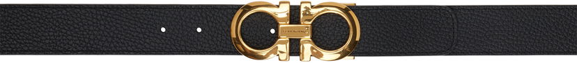 Pojasevi FERRAGAMO Salvatore Ferragamo Key Focus Reversible Belt Crna | 776309