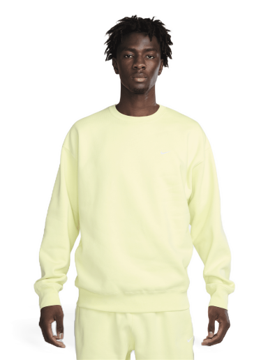 Dukserice Nike Solo Swoosh Fleece Crew Žuta | DX1361-331