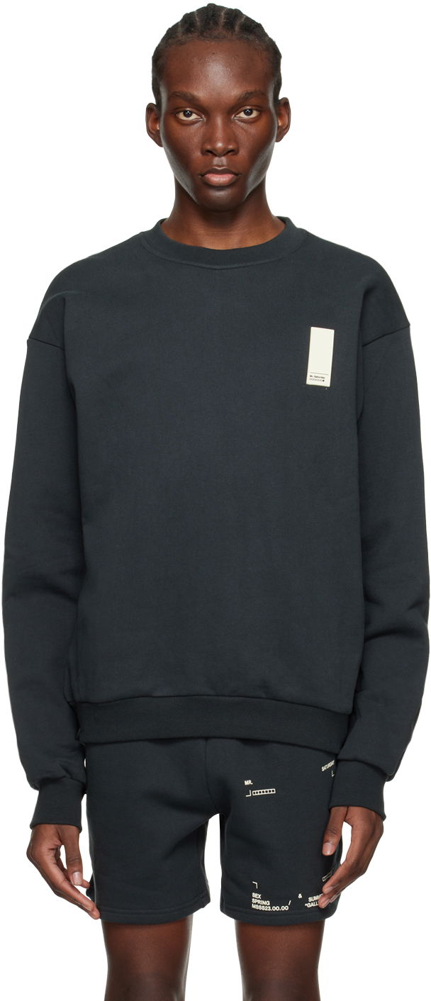 Dukserice Mr. Saturday Patch Sweatshirt Crna | MSSS 23.16.25a