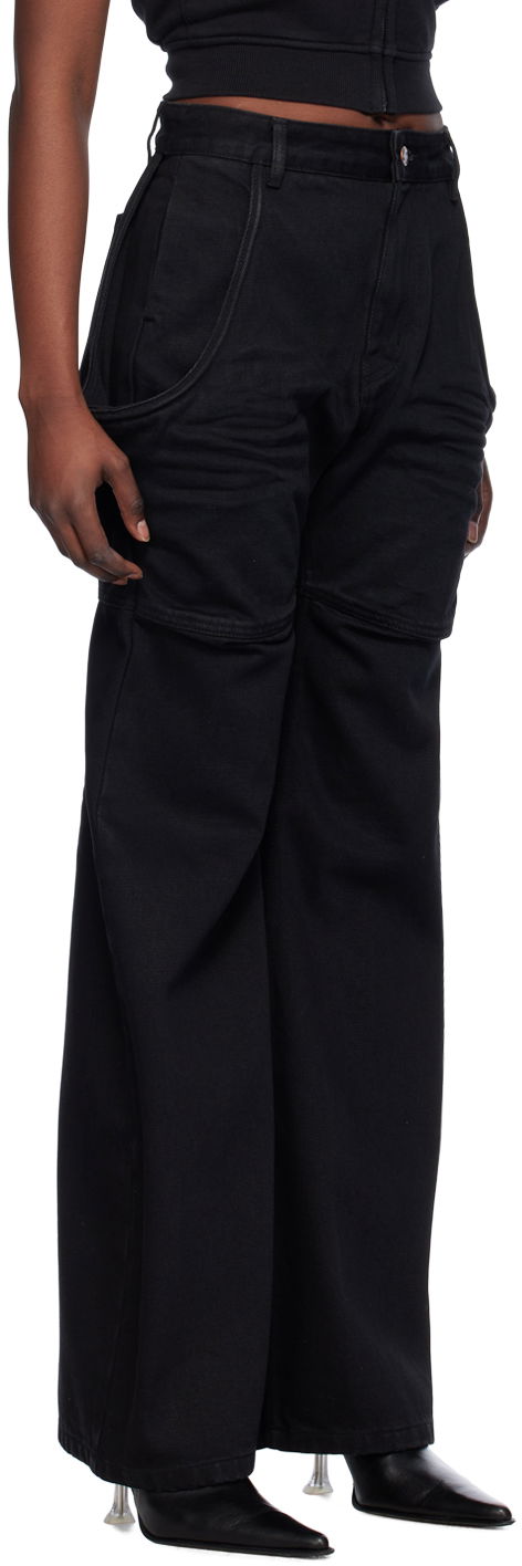 Cargo hlače We11done Wire Cargo Pants Crna | WD-DP0-24-328-W-BK, 1