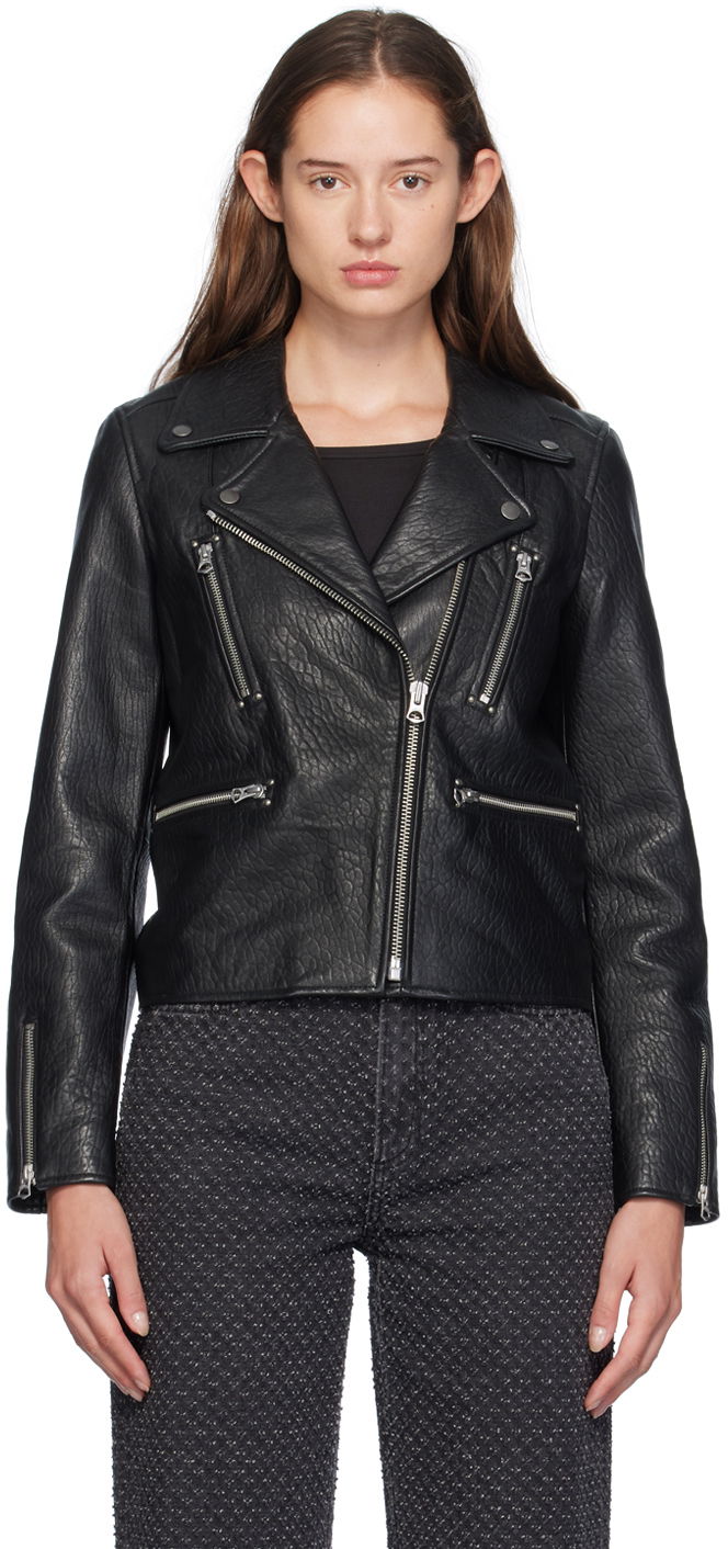 Jakna rag & bone rag & bone Arrow Leather Jacket Crna | WAW24F2012BU12