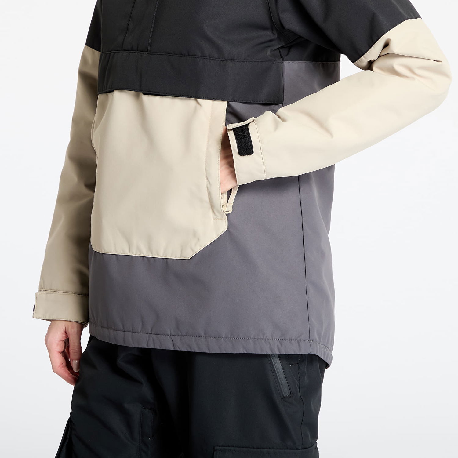 Vjetrovka Horsefeathers Mija II Colorblock Anorak Jacket Bež | OW224A, 1