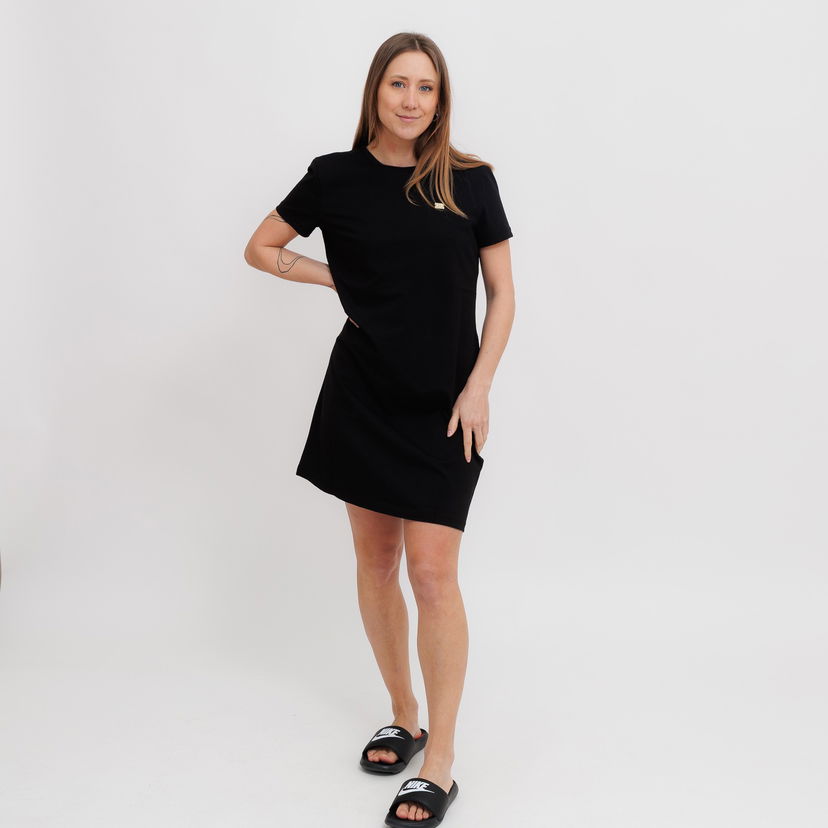 Haljina Emporio Armani Emporio Armani T-Shirt Dress Crna | 7W000084-AF12484-UC001