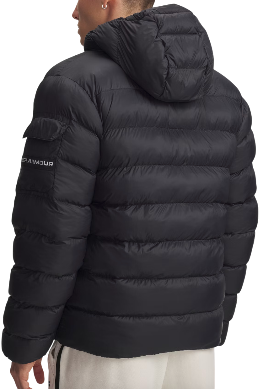 Pernata jakna Under Armour Under Armour Sportswear Puff Hooded Jacket Crna | 6006360-003, 1
