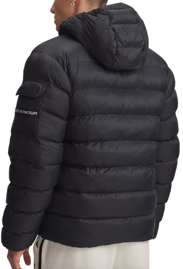 Pernata jakna Under Armour Under Armour Sportswear Puff Hooded Jacket Crna | 6006360-003, 1