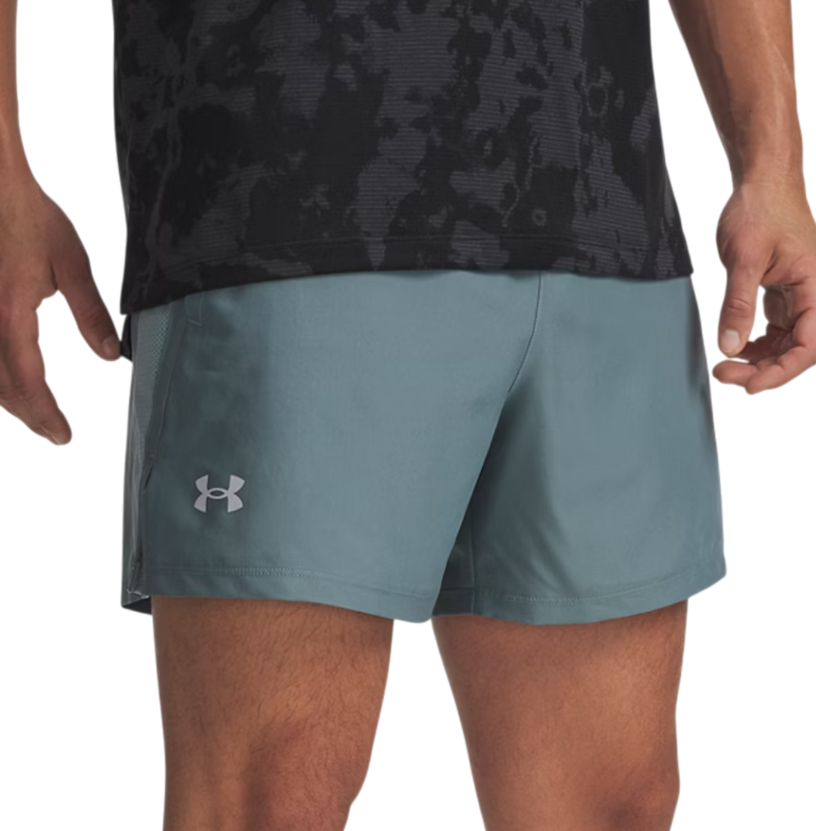 Kratke hlače Under Armour LAUNCH 5'' Shorts Tirkiz | 1382617-587, 0