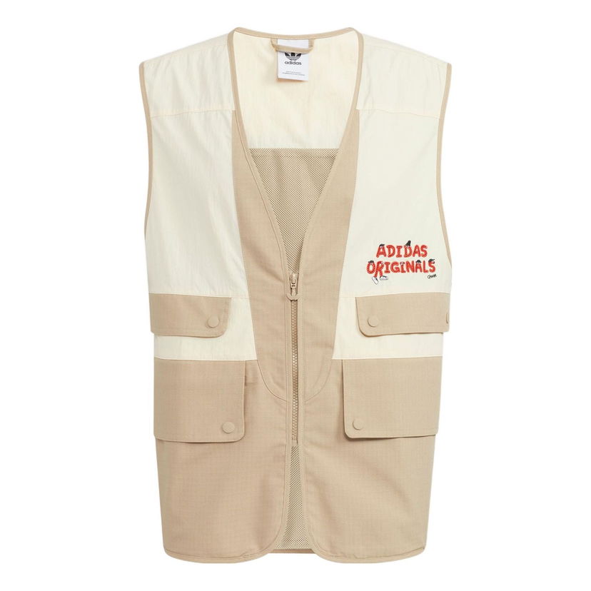 Prsluk adidas Originals Originals Utility Vest Bež | IA8478