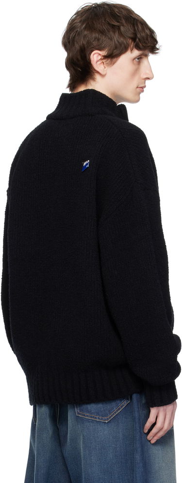 Džemper ADER ERROR ADER error Sig; TRS Tag Knit Zip-Up Track Jacket Crna | BO42FYKT0703BK, 2