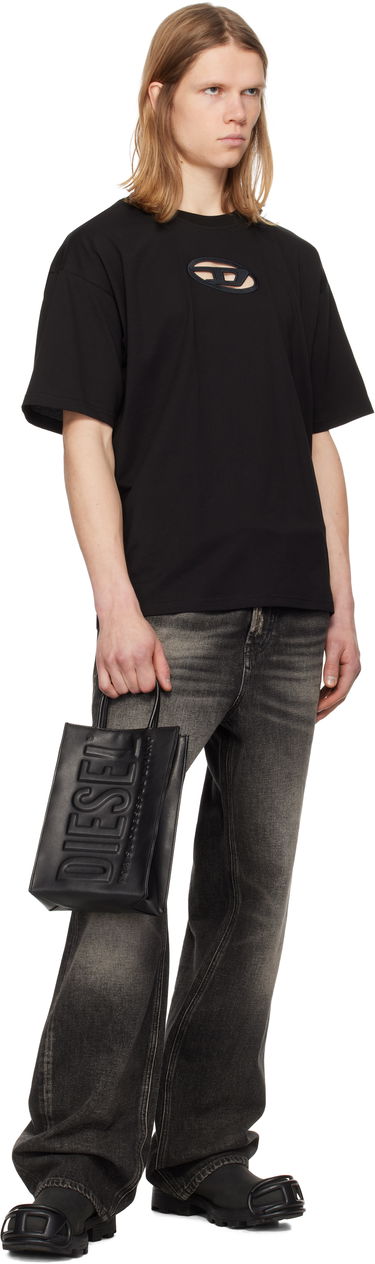 Majica kratkih rukava Diesel Black Logo T-Shirt Crna | A15180-0NIAX-9XX, 4