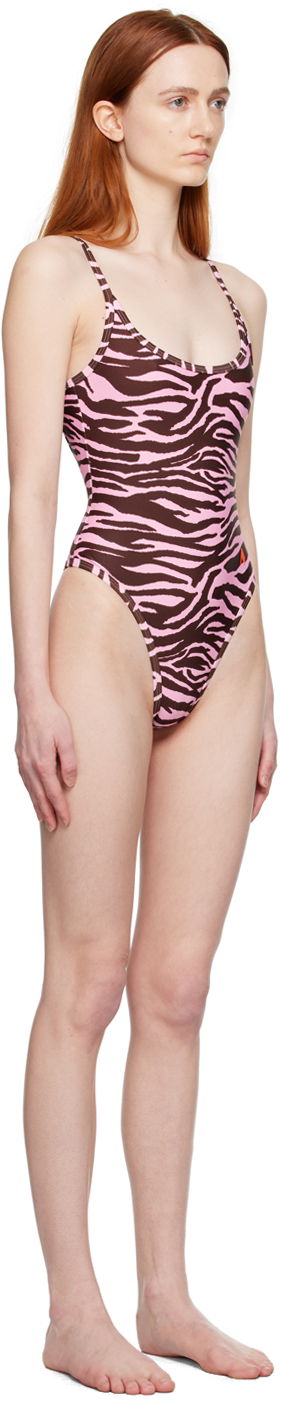 Kupaći kostimi The Attico The Attico Zebra One-Piece Swimsuit Ružičasta | 233WBB63 PA14, 1