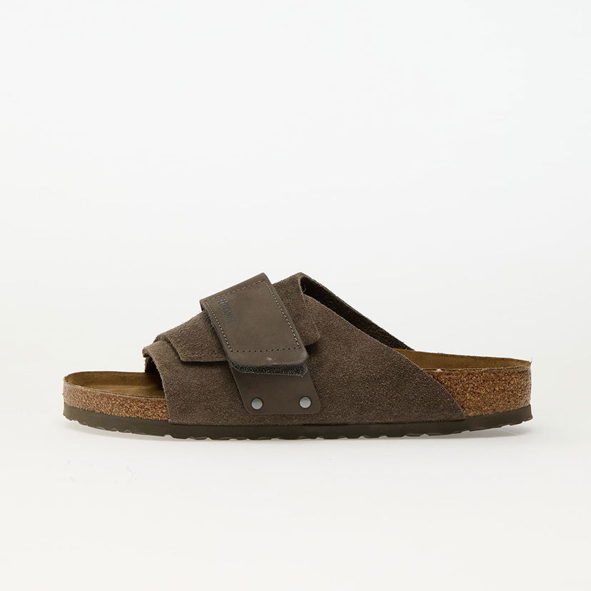 Tenisice i cipele Birkenstock Birkenstock Kyoto Suede Slides Smeđa | 1029137