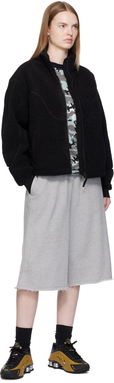 Jakna Dime Dime Polar Fleece Sherpa Zip Jacket Crna | DIMEFA258BLK, 3