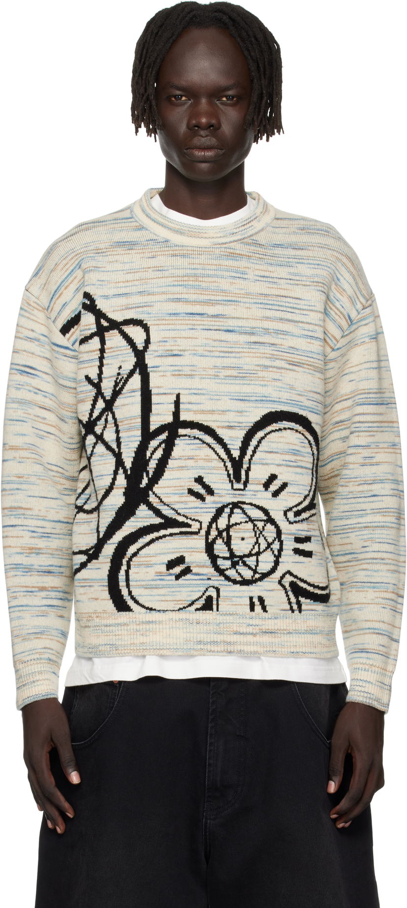 Džemper KENZO Kenzo Paris Futura 2000 Edition Reversible Sweater Višebojno | FF65PU7513CJ