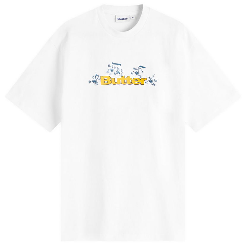 Majica kratkih rukava Butter Goods Tempo Logo Graphic T-Shirt Bijela | BG252100-WHT