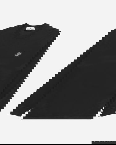 Majica kratkih rukava Stone Island Garment Dyed Logo Crna | 791522713 A0029, 5