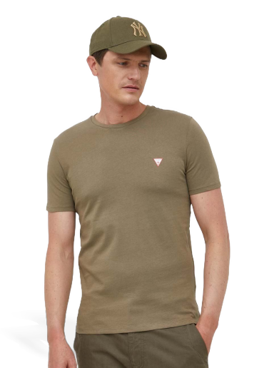 Majica kratkih rukava GUESS Small Triangle Tee Zelena | M2YI36.I3Z14