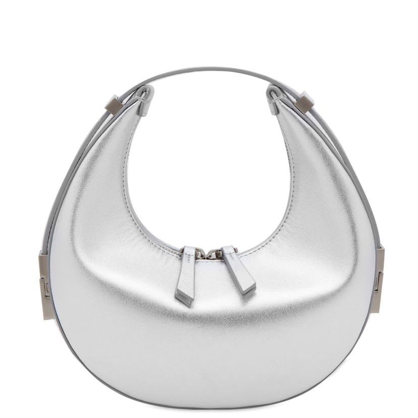 Ručna torbica OSOI Mini Silver Leather Shoulder Bag Metalik | 23SB030-101-09