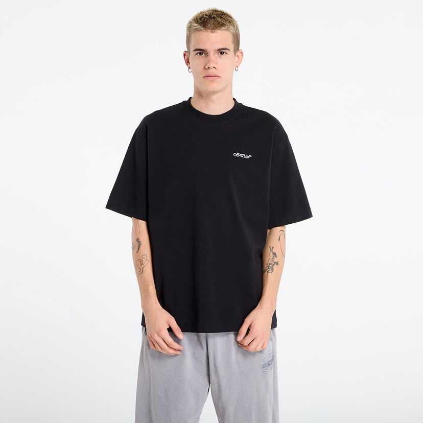 Majica kratkih rukava Off-White Off-White Half Arrow Skate S/S T-Shirt Crna | OMAA120F25JER0131001
