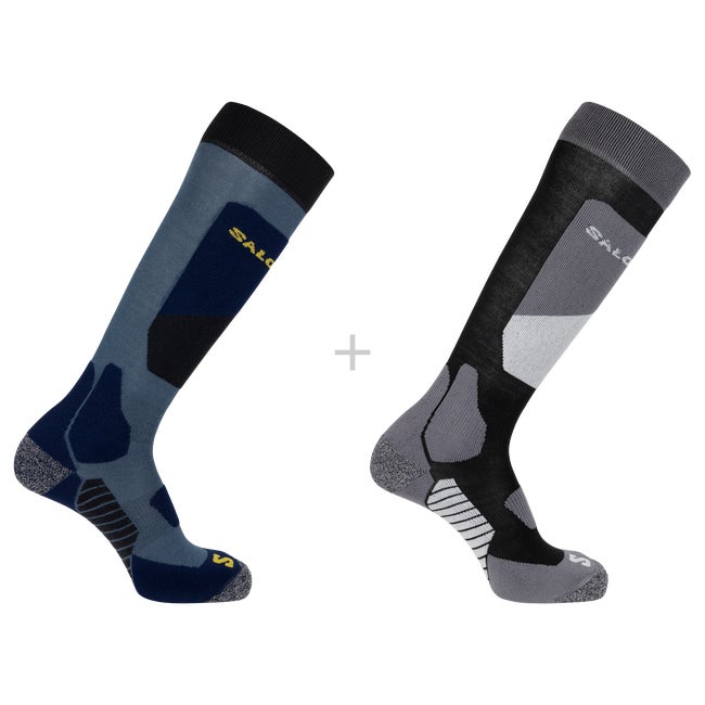 Čarape Salomon 2-Pack Performance Ski Socks Plava | LC2377800