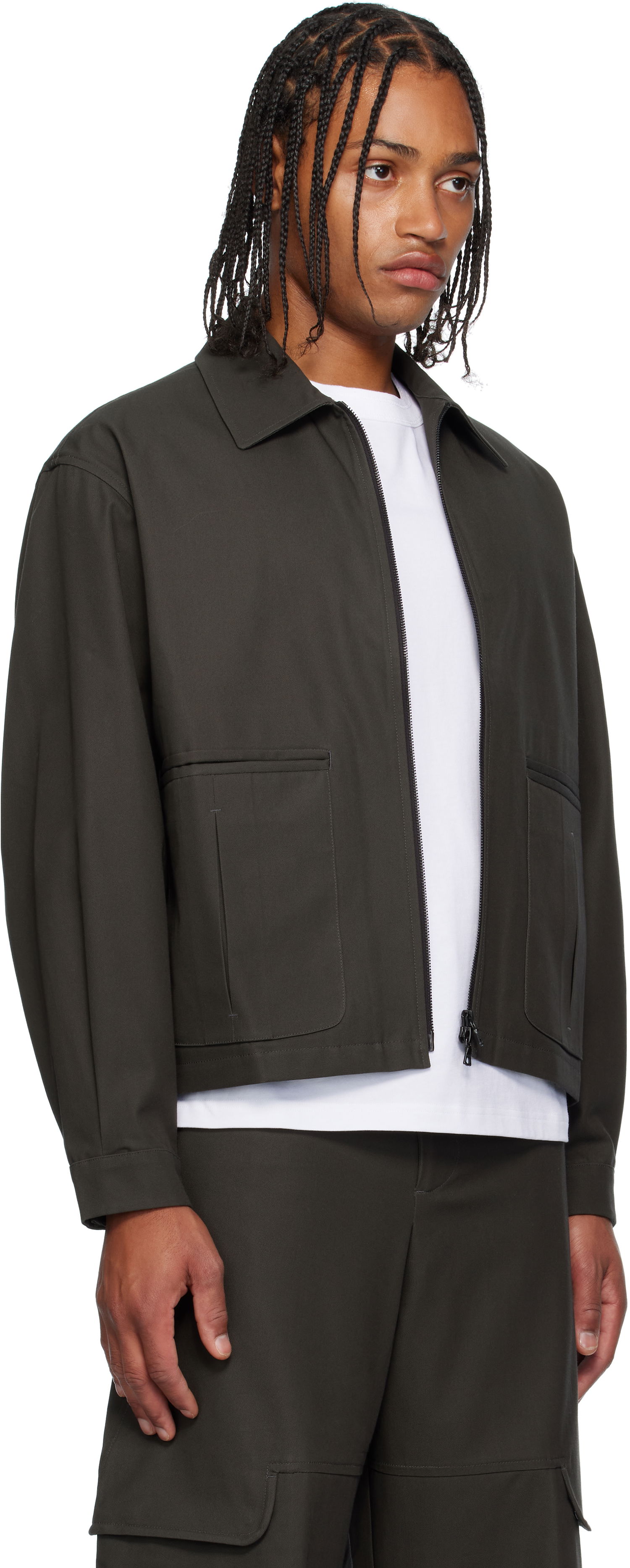 Jakna sage NATION Sage Nation Index Cotton Twill Jacket Zelena | S118 INDEX JACKET COTTON TWILL, 1
