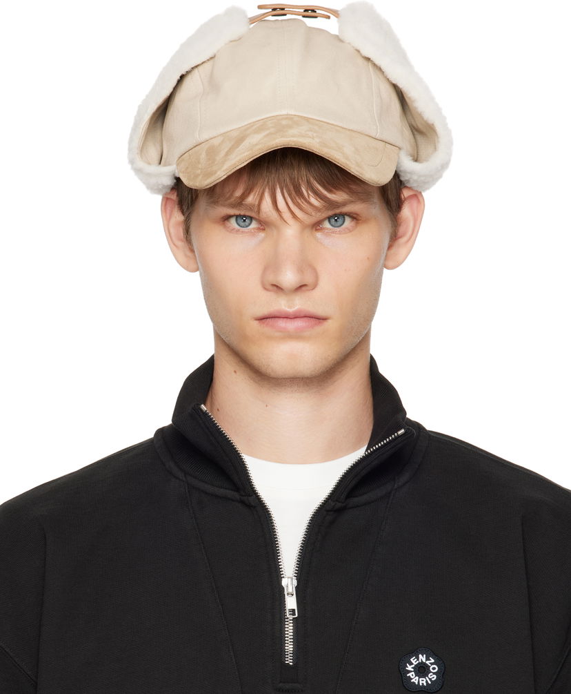 Kapa KENZO Kenzo Paris Hunting Cap Bež | FF68AC821B08