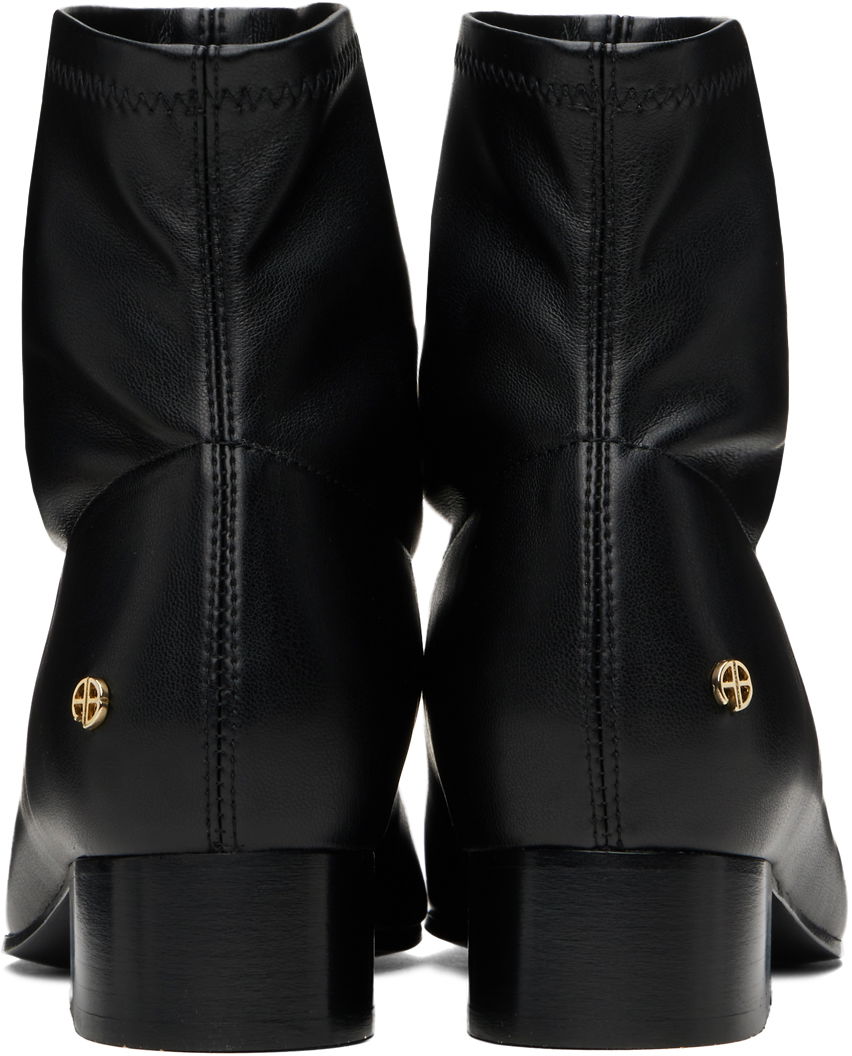 Odjeća Anine Bing ANINE BING Hilda Flat Ankle Boots Crna | A-14-1209-000, 1