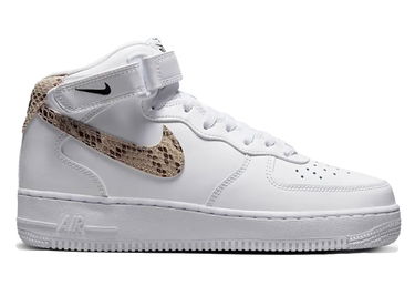 Tenisice i cipele Nike Air Force 1 '07 Mid White Snake Swoosh W Bijela | DD9625-101, 0