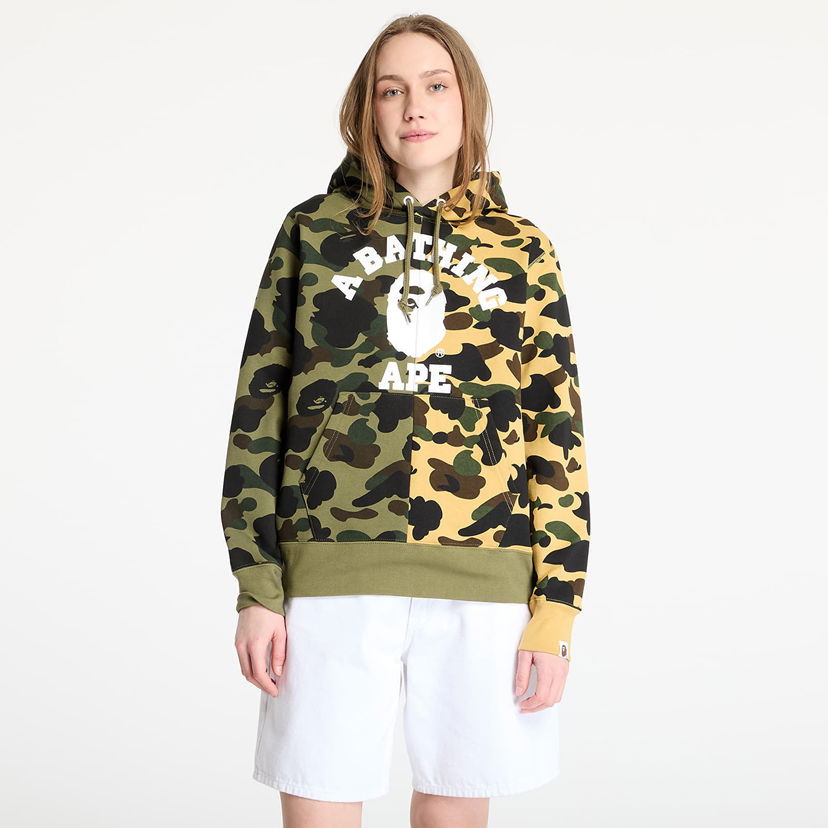 Dukserice BAPE A BATHING APE 1st Camo Separate Pullover Hoodie Višebojno | 001PPL301007MMUL
