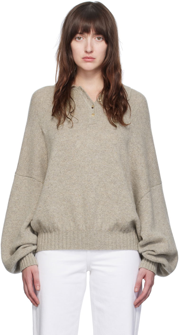Džemper Khaite The Rene Sweater Bež | 9615615