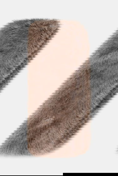 Šal STAND STUDIO Lone Patterned Faux Fur Scarf Smeđa | 66566.9397, 1