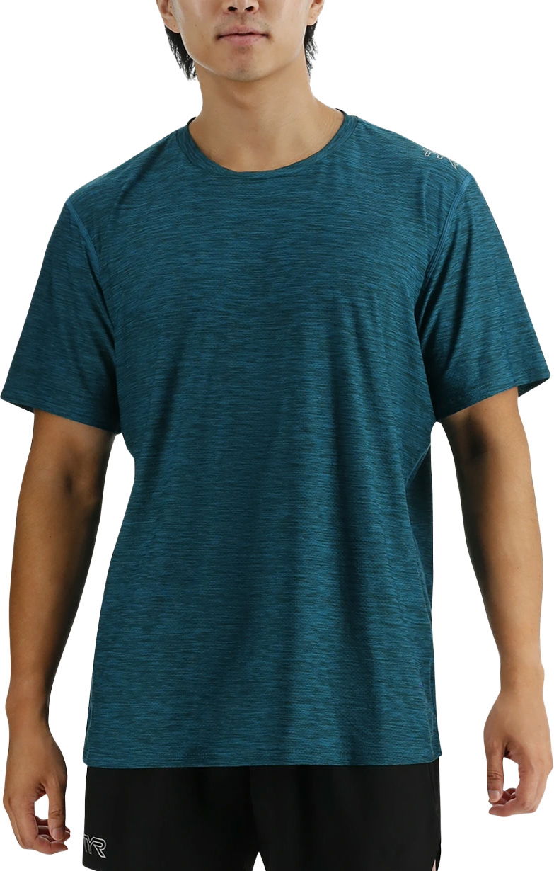 Majica kratkih rukava TYR DEEP TEAL HEATHER T-Shirt Plava | mptso3a-975