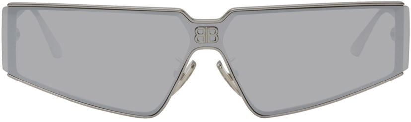 Sunčane naočale Balenciaga Shield 2.0 Sunglasses Metalik | BB0192S-004