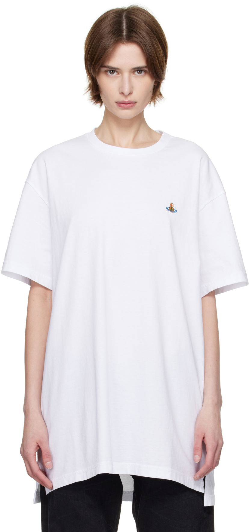 Majica kratkih rukava Vivienne Westwood Vivienne Westwood Oversized T-Shirt Bijela | 3G010036-J001M-