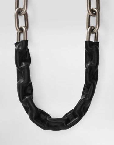 Ruksaci i torbe Dolce & Gabbana Leather Wrapped Chain Bag Strap Crna | BI3429AW1188Z882, 1