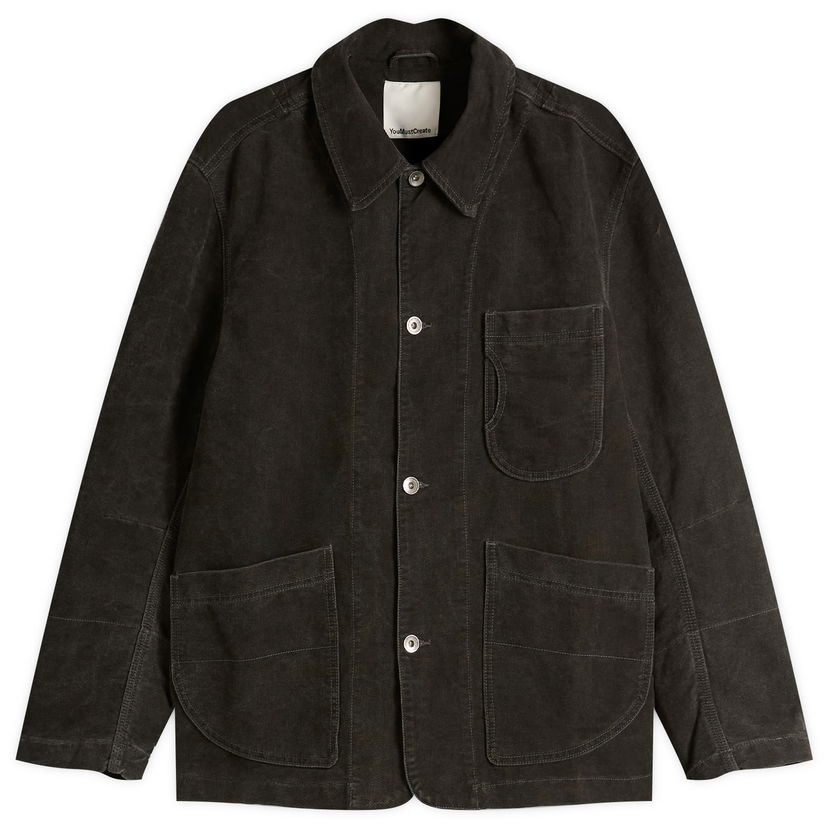 Jakna YMC Construction Jacket Crna | Q5ZAB-01