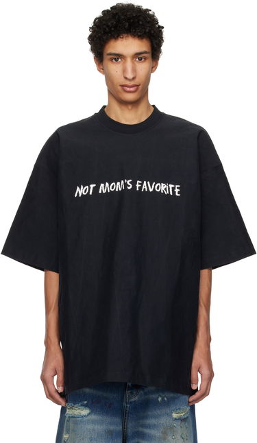 Majica kratkih rukava VETEMENTS Vetements 'Not Mom's Favorite' T-Shirt Crna | UA66TR100B, 0
