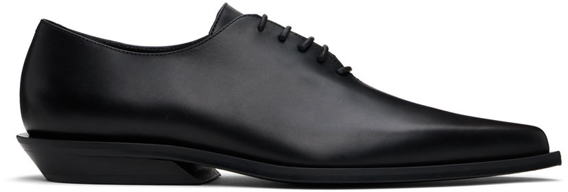 Dodaci Ann Demeulemeester Ann Demeulemeester Mika Pointy Micro Heel Oxfords Crna | 2402-M-F06-LT131-099