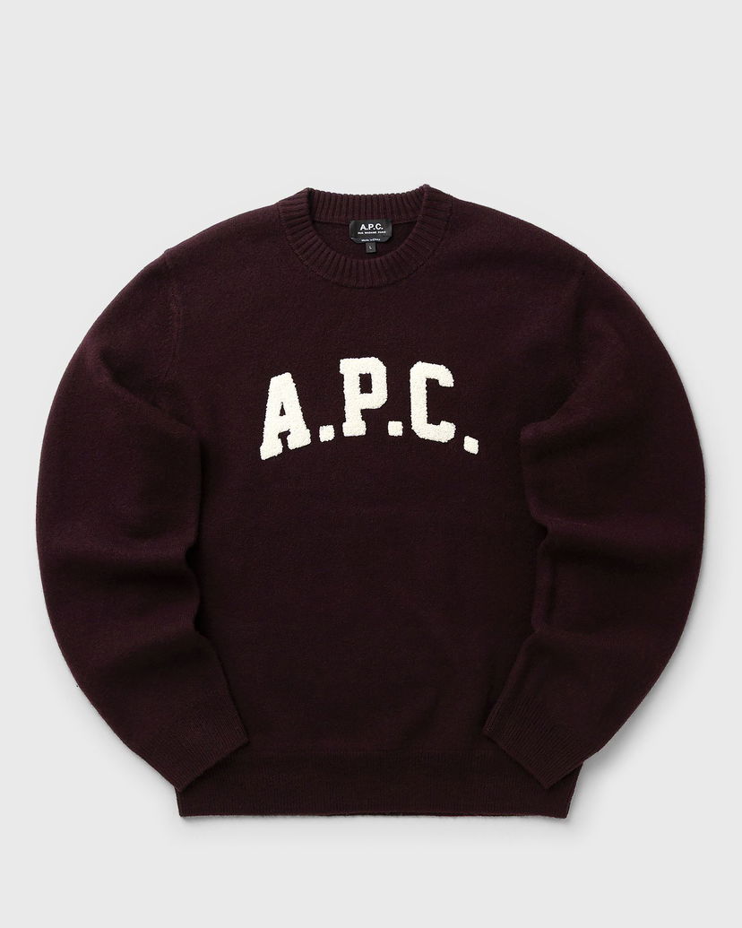 Džemper A.P.C. A.P.C. Jay Pullover Sweater Tamnocrvena | WVBDK-H23458-GAC