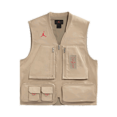 Prsluk Cactus Jack by Travis Scott Jordan x Utility Vest Bež | CW3169 201, 0