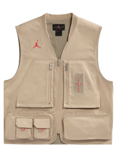 Prsluk Cactus Jack by Travis Scott Jordan x Utility Vest Bež | CW3169 201
