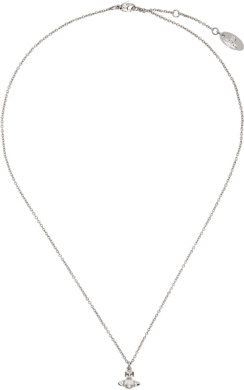 Ogrlica Vivienne Westwood Balbina Pearl Pendant Necklace Metalik | 63020323-02P118-CN